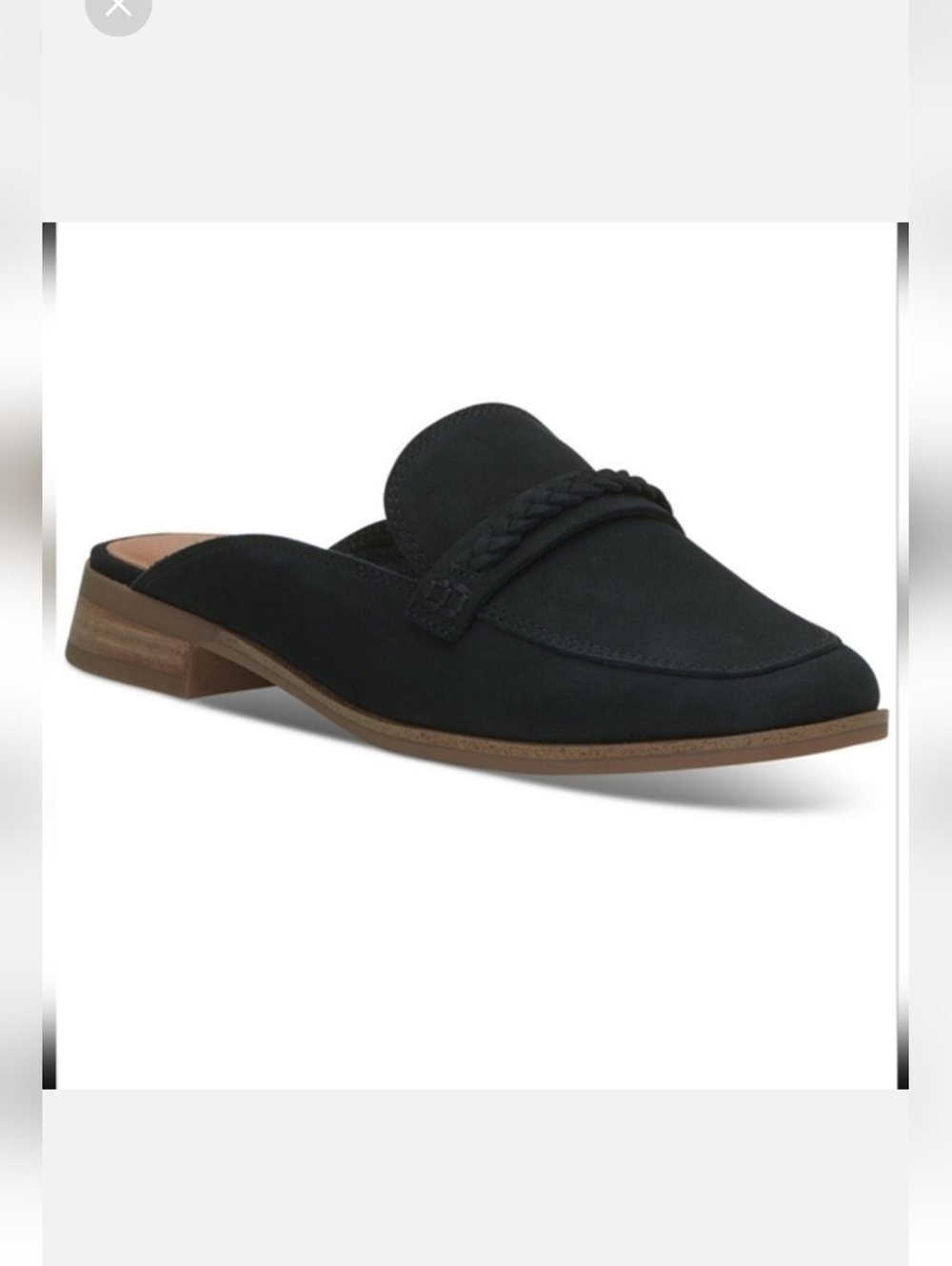 NEW LUCKY BRAND | $89 Linox Genuine Suede Loafer Slides